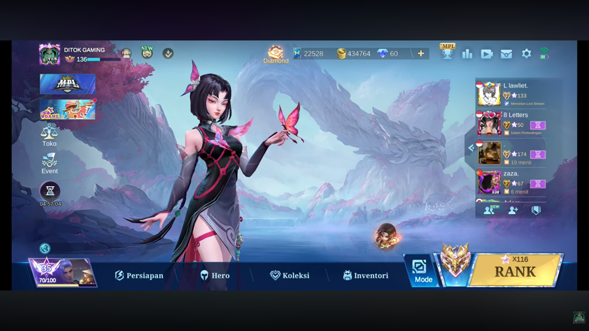 Cara Melihat Daftar Rank Mobile Legends Terbaru 2026 dan Cek Rank Teman