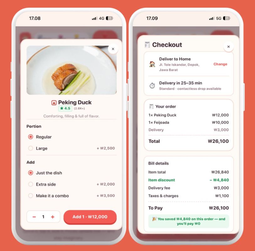 Aplikasi Pesan Makanan Fiktif Korea Viral, Gak Keluar Uang Demi Dopamin