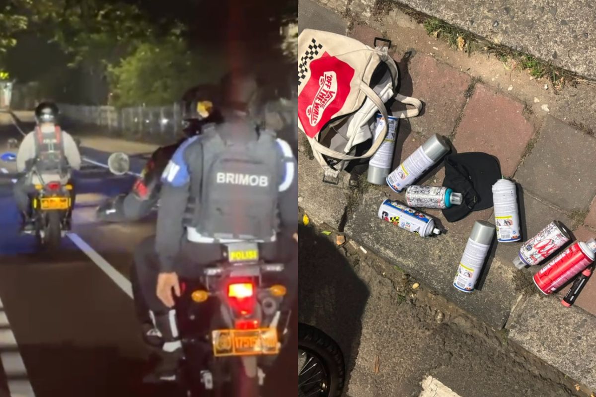 Mau Lakukan Vandalisme di Fasilitas Umum Jatinegara, 2 Pemuda Diamankan Brimob