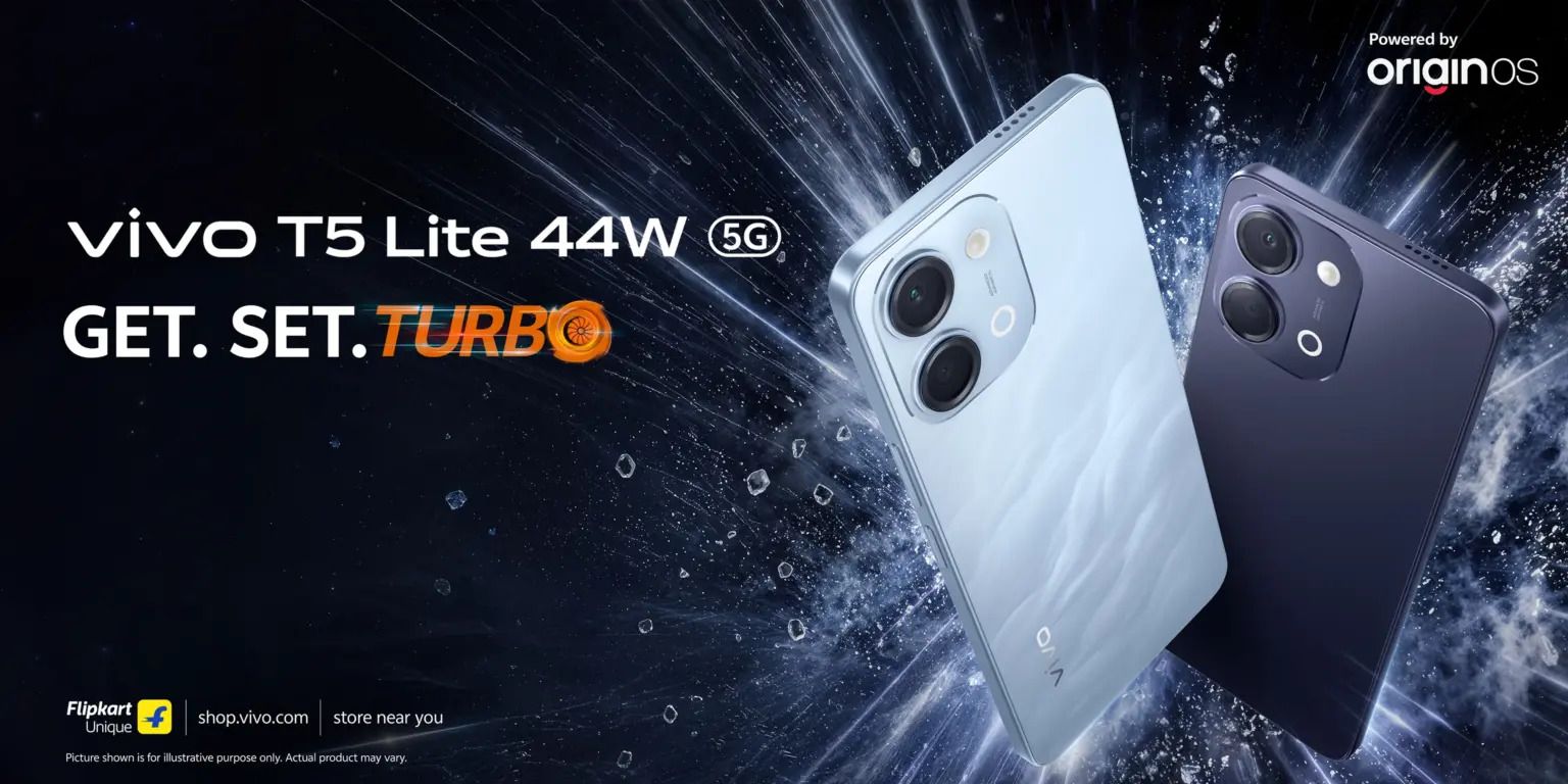 Vivo T5 Lite 44W 5G Meluncur, HP Standar Militer Baterai Jumbo