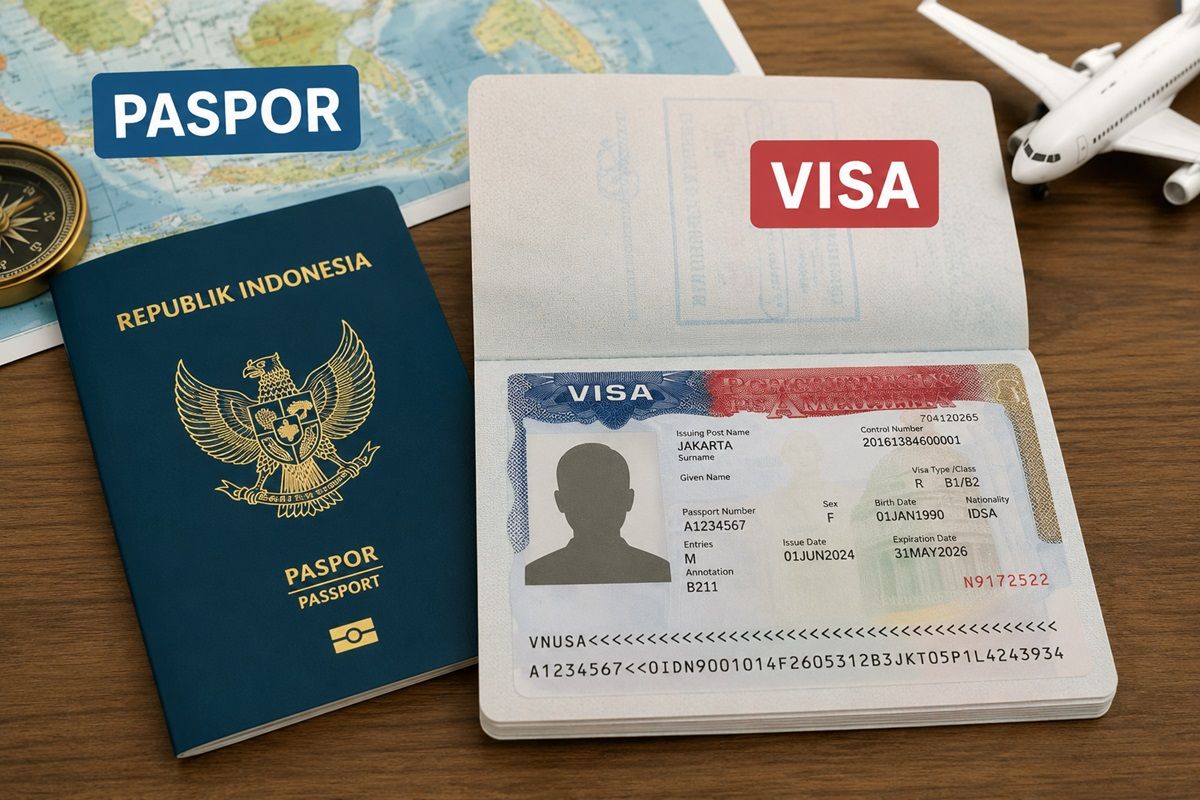 Jangan Sampai Keliru! Ini Perbedaan Paspor dan Visa yang Wajib Kamu Tahu