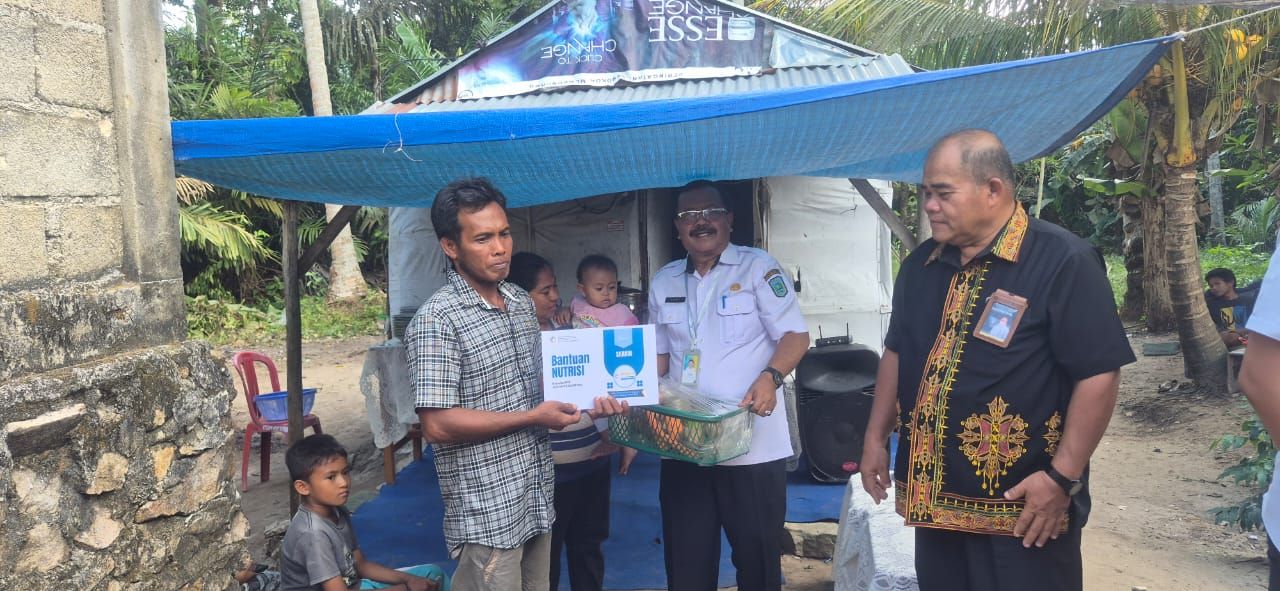 Aksi GENTING Jangkau Keluarga Berisiko Stunting, BKKBN Babel dan Pemkab Belitung Timur Salurkan Bantuan