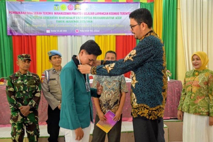 Pemkab Aceh Besar Sambut 78 Mahasiswa FKM Unmuha Jalani PBL di Sukamakmur