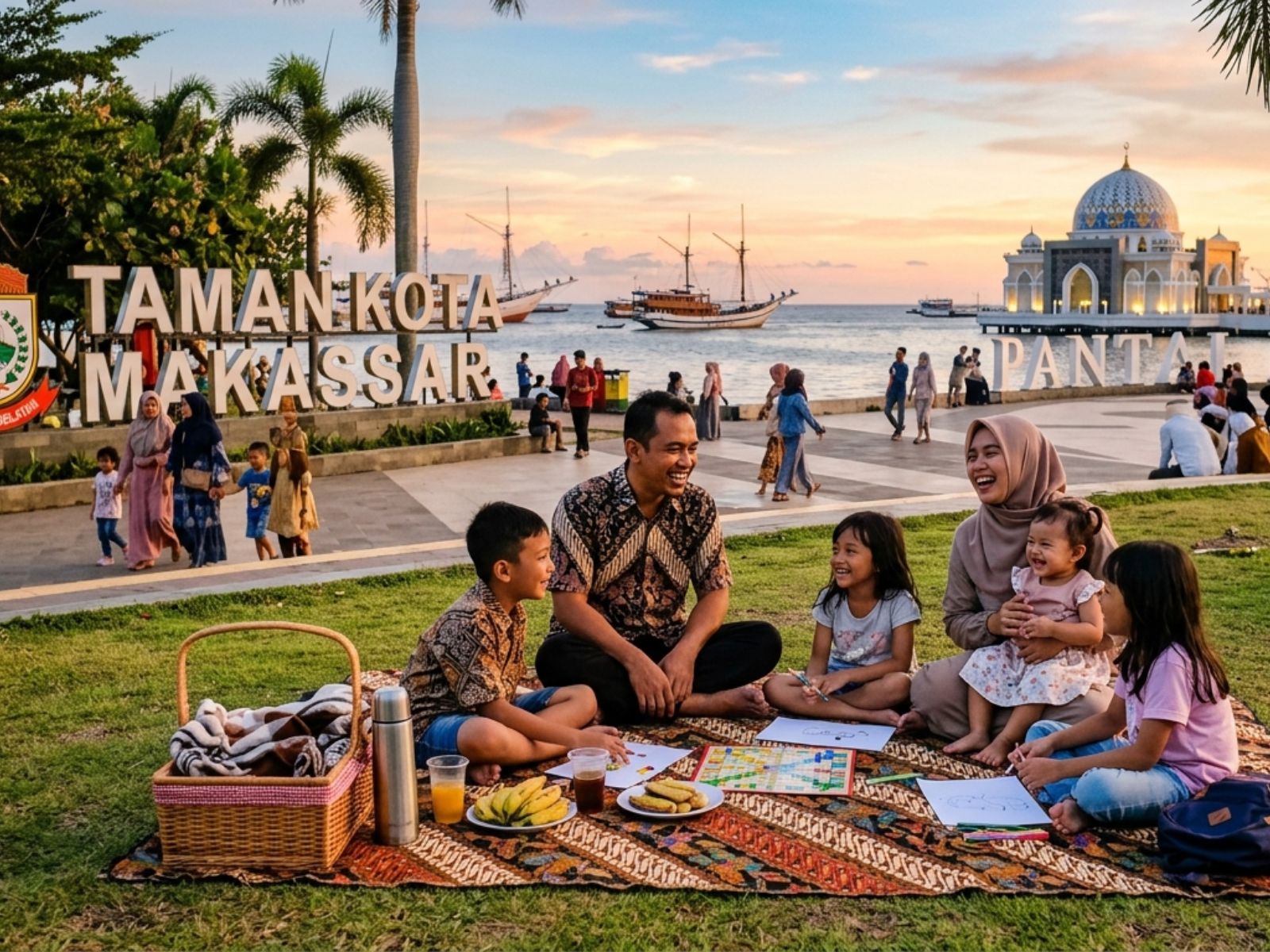 5 Rekomendasi Taman Kota Terbaik di Sulawesi Selatan, Cocok untuk Bersantai Bersama Keluarga