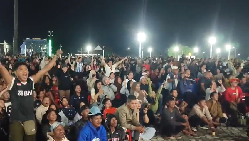 Dari Euforia Gol hingga Bawa Pulang Kulkas, Nobar Final Piala Dunia di Malinau Jadi Pesta Rakyat