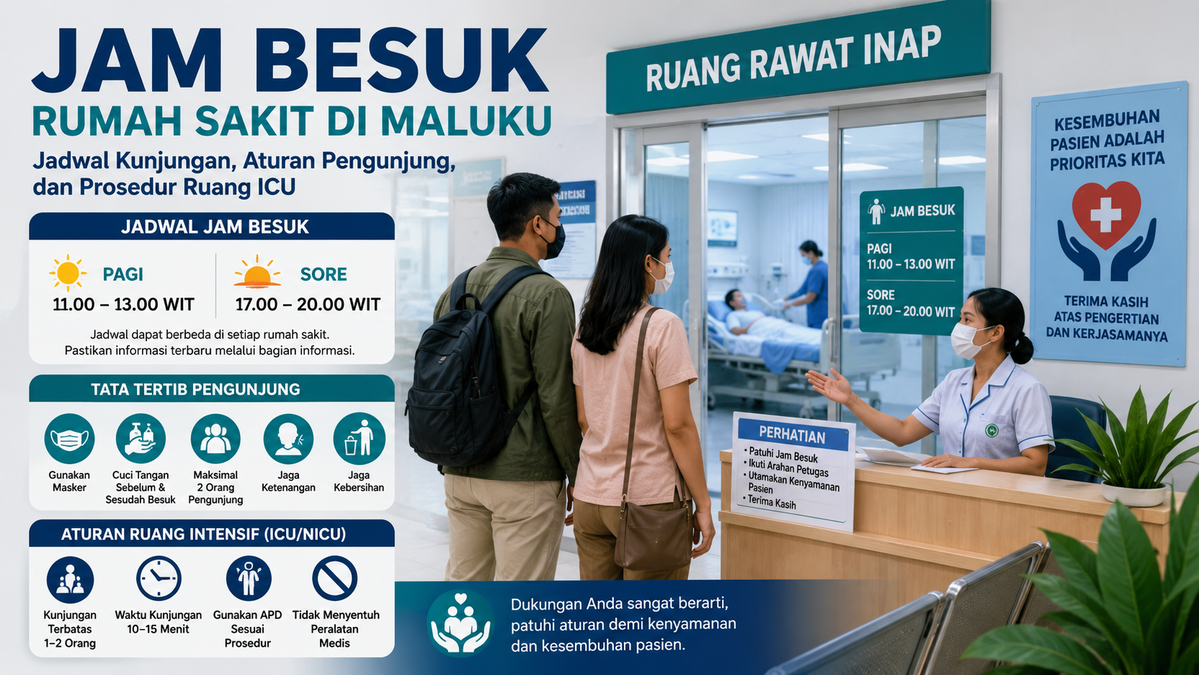 Panduan Lengkap Jam Besuk Rumah Sakit di Maluku Terbaru 2026