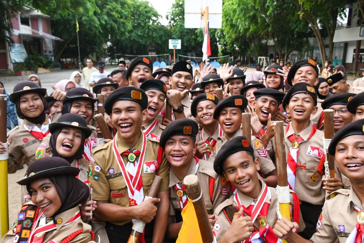 Lepas Kontingen Jambore Nasional, Wawalko Banda Aceh Tekankan Pentingnya Pendidikan Karakter