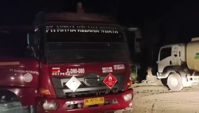 Mafia BBM Subsidi Solar di Rokan Hilir Ditangkap Polda Riau, Dua Truk Tangki Diamankan