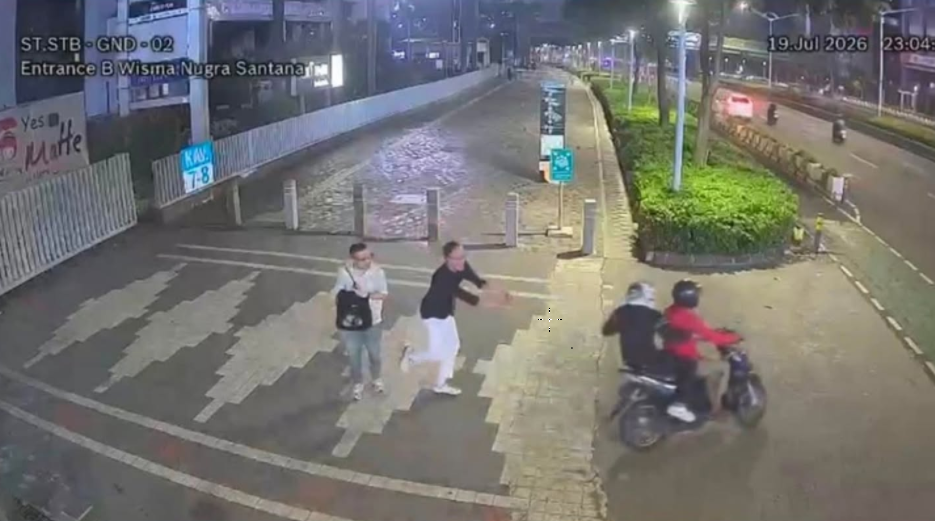 Viral Jambret Beraksi di dekat Stasiun MRT Setiabudi, Polisi Turun Tangan