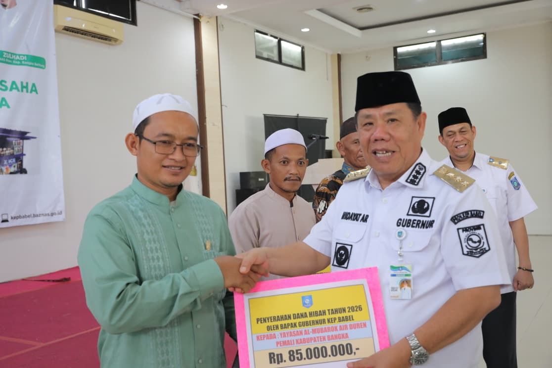 Ubah Zakat Jadi Modal Kerja, Gubernur Hidayat Arsani Pacu UMKM Babel Naik Kelas