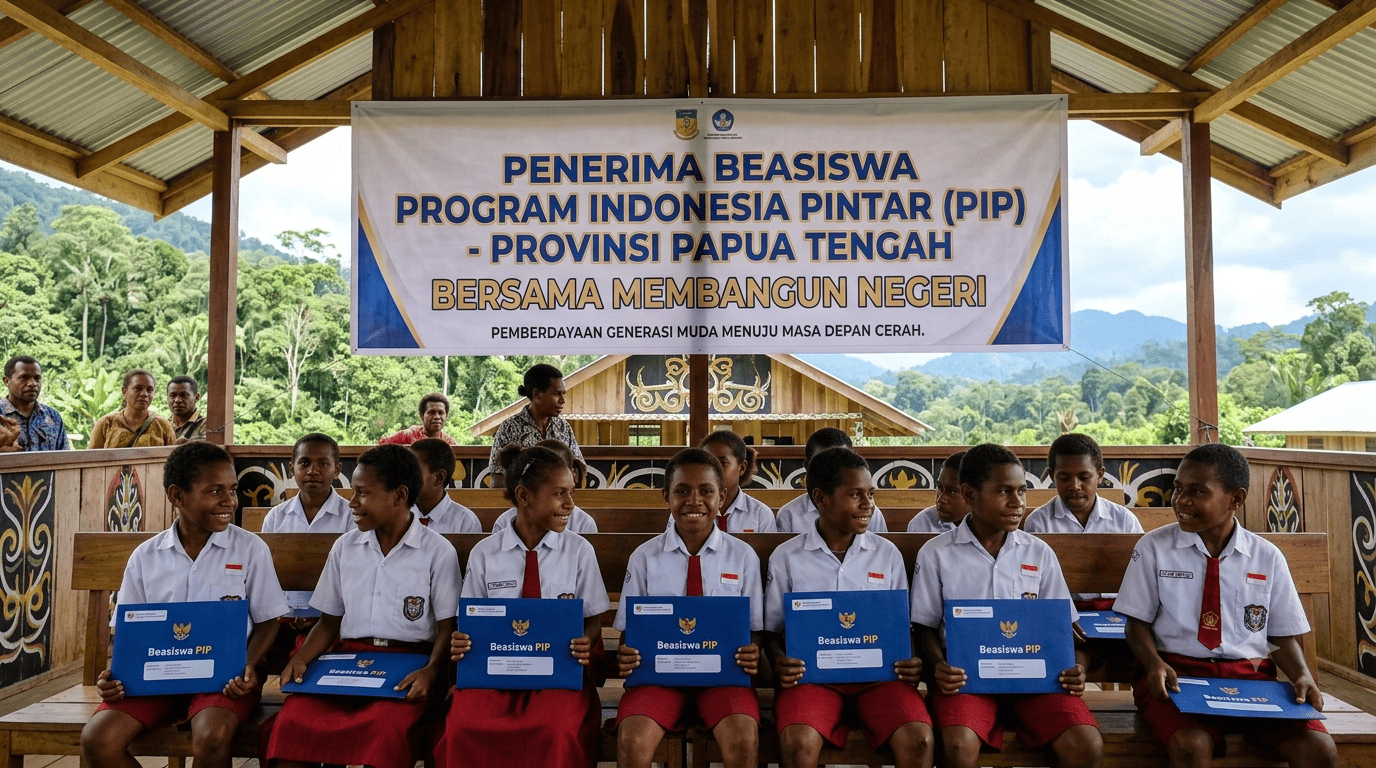 2.400 Calon Beasiswa PIP dari Papua Tengah Lolos Verifikasi