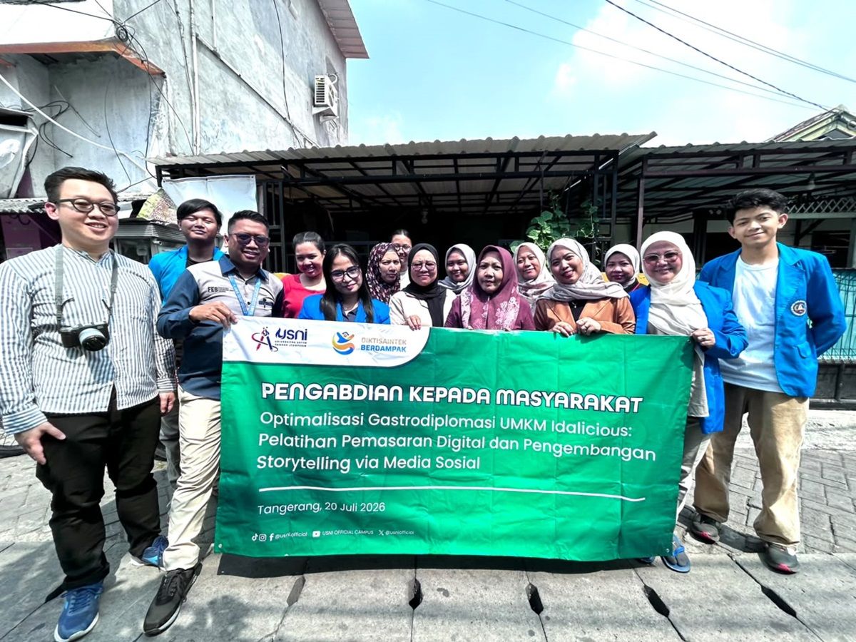 Melalui Pelatihan Bisnis Digital dan Meta Ads, USNI Tingkatkan Kapasitas UMKM Kuliner