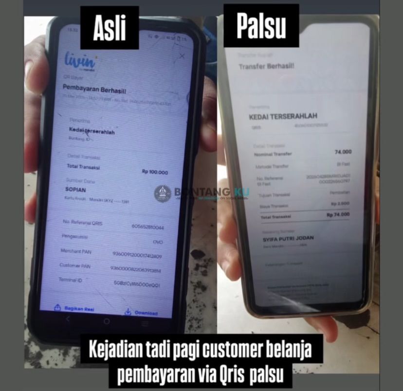 Kedai Kuliner di Loktuan Kena Tipu QRIS Palsu, Pelaku Diduga Gunakan Nama Rekening Rekayasa