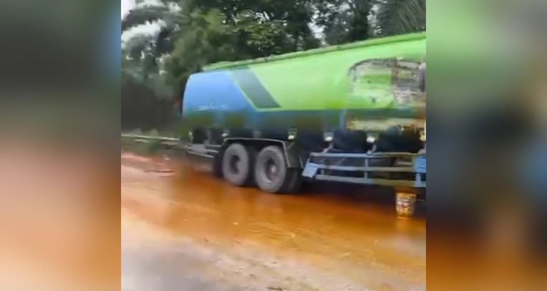 Empat Truk Terlibat Kecelakaan Beruntun di Bengkalis