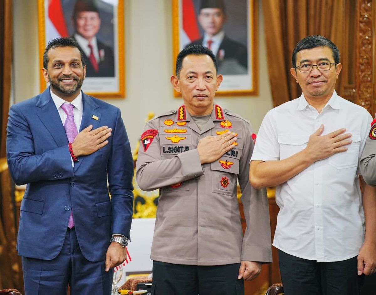 Direktur FBI Temui Kapolri, Apa Saja yang Dibahas?