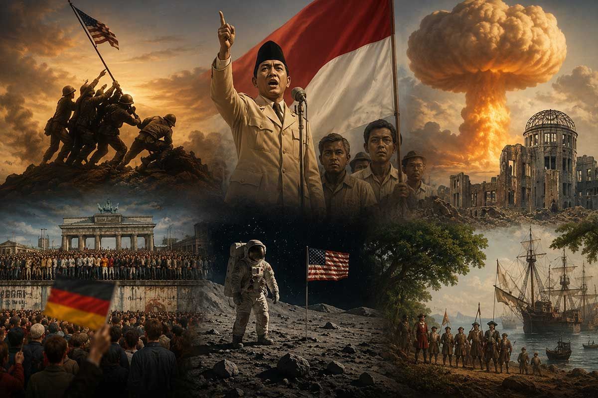 Peristiwa Bersejarah yang Terjadi di Bulan Agustus di Indonesia dan Dunia