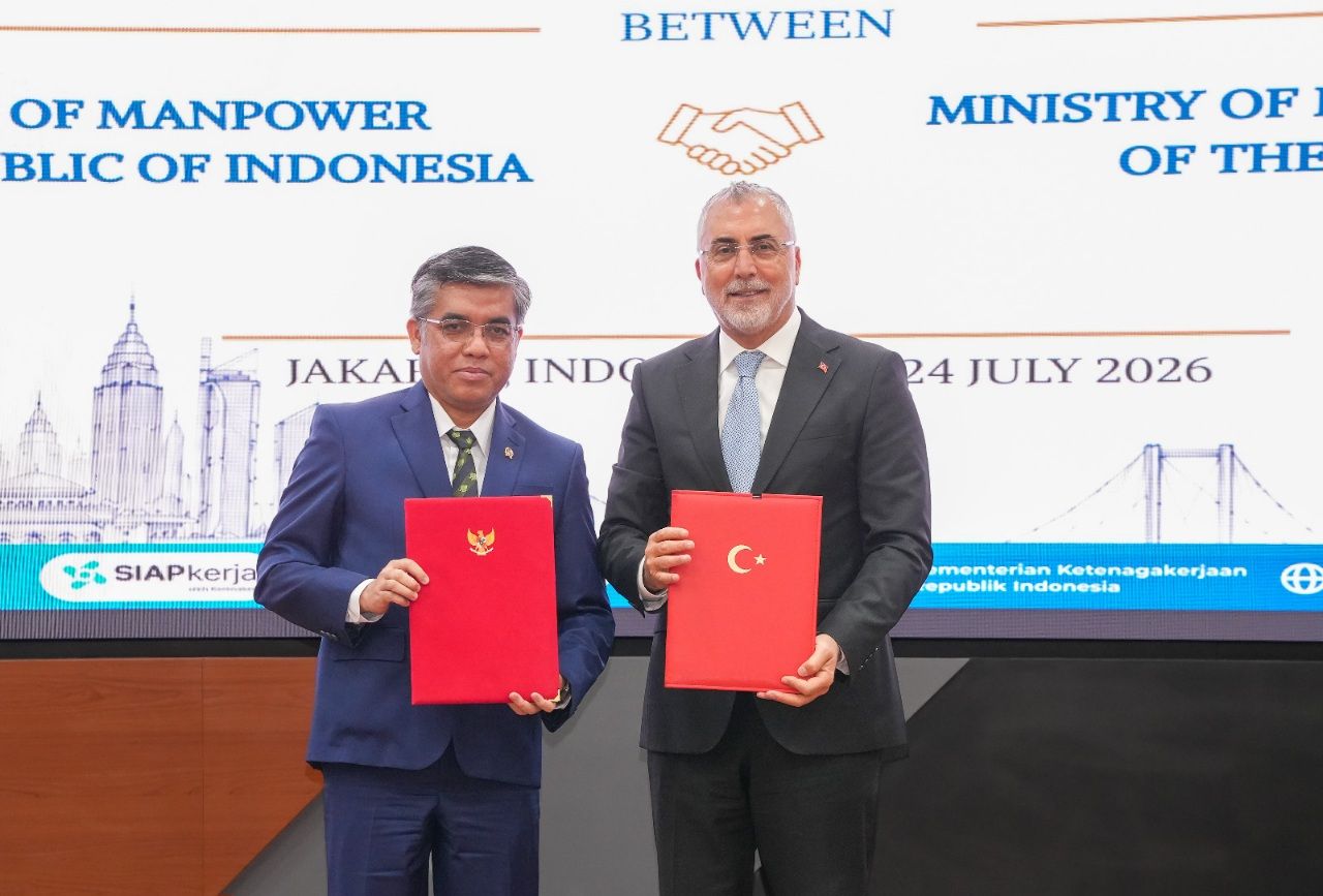 Indonesia dan Turki Sepakat Kerja Sama Ketenagakerjaan hingga 2027, Fokus Ciptakan Pasar Kerja Inklusif