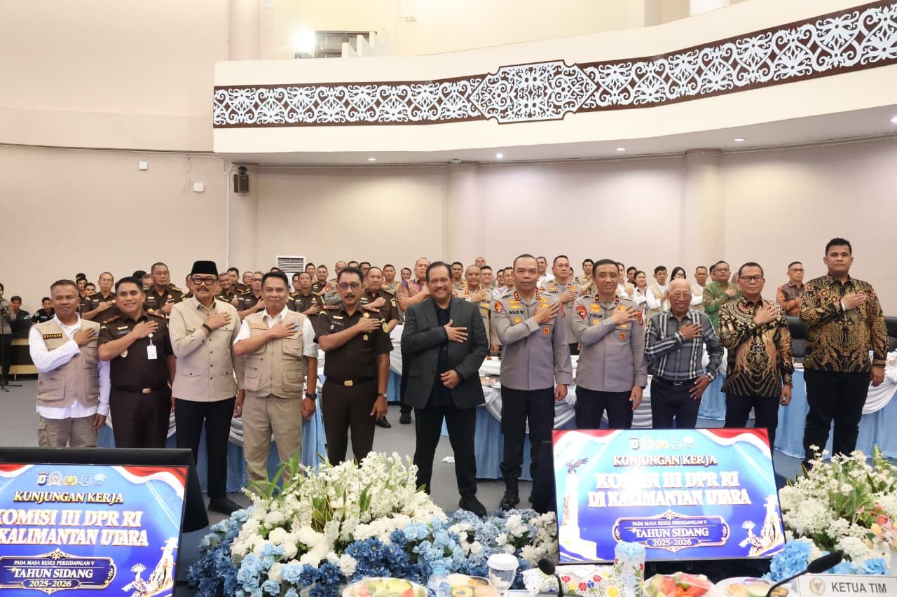 Komisi III DPR RI Nilai Sinergi Aparat Penegak Hukum di Kaltara Berjalan Baik