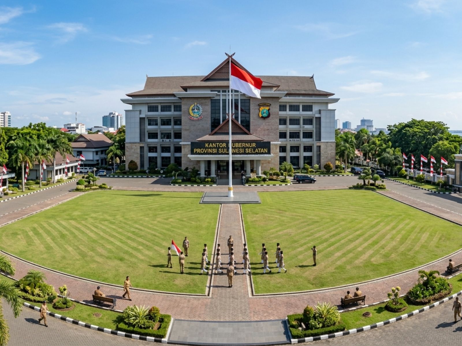 Jadwal Pengibaran dan Penurunan Bendera 17 Agustus di Sulawesi Selatan