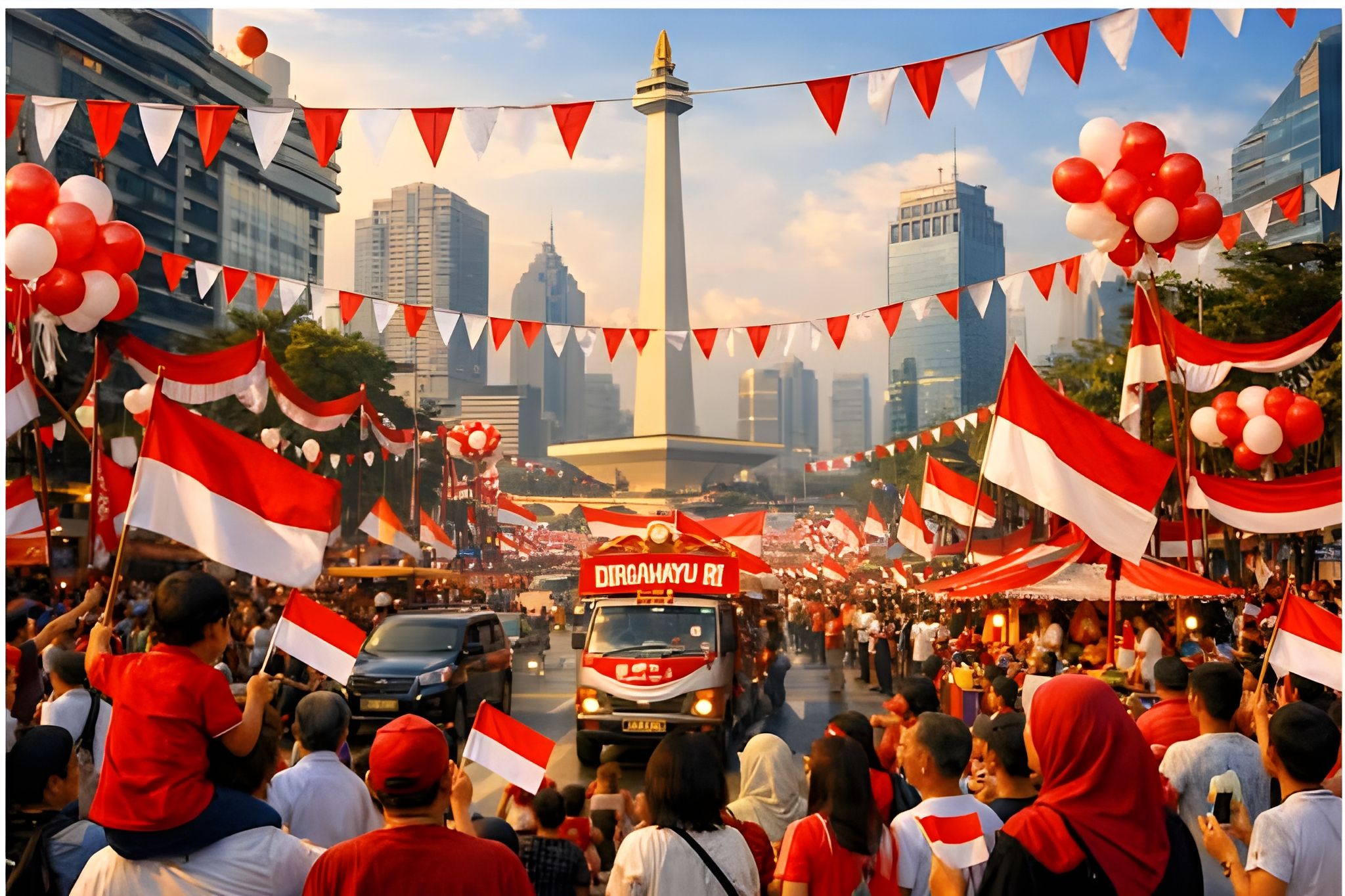 Aman dan Nyaman, Ini Panduan Rute dan Titik Parkir Nonton Karnaval Kemerdekaan di Jambi