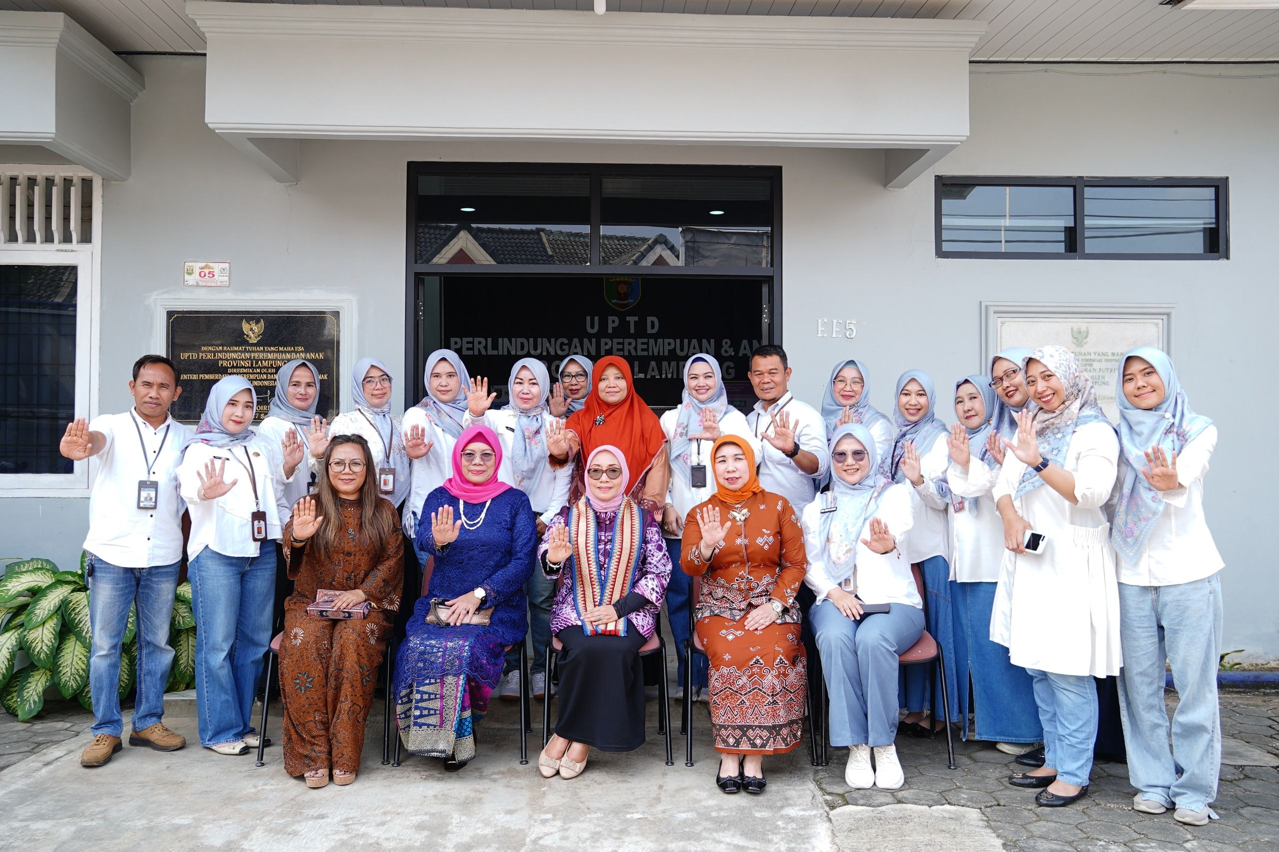 Menteri PPPA Tinjau Layanan UPTD PPA Provinsi Lampung