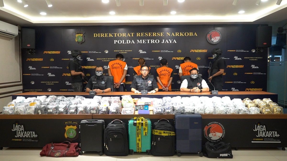 Polda Metro Bongkar Peredaran Etomidate Jaringan Internasional, 8 Ribu Lebih Cartridge Disita