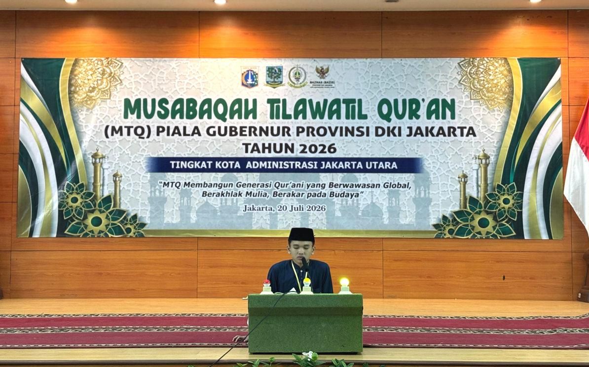 Ratusan Peserta Ikuti MTQ Piala Gubernur DKI 2026, Sekko Jakut: Ajang Mempererat Ukhuwah Islamiah, Bukan Sekadar Juara