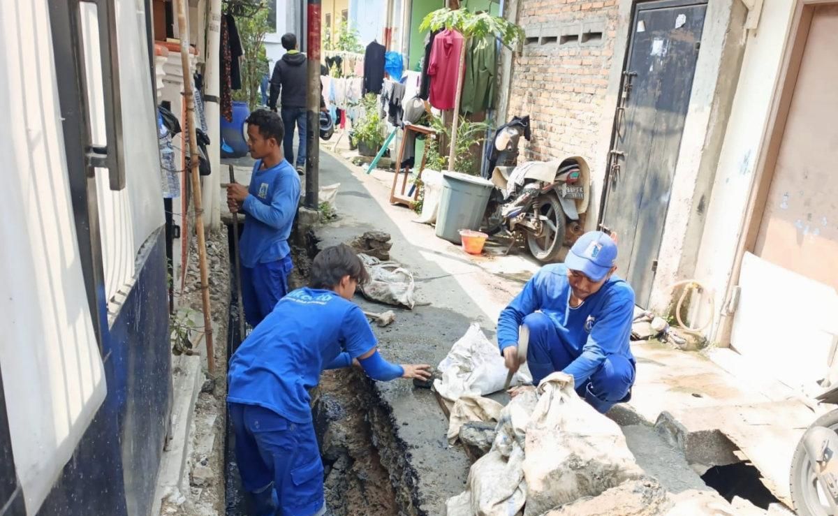 Warga Senen Siap Bebas Banjir! Proyek Normalisasi Saluran Air di Jalan Paseban Timur Rampung di Akhir Juni Nanti