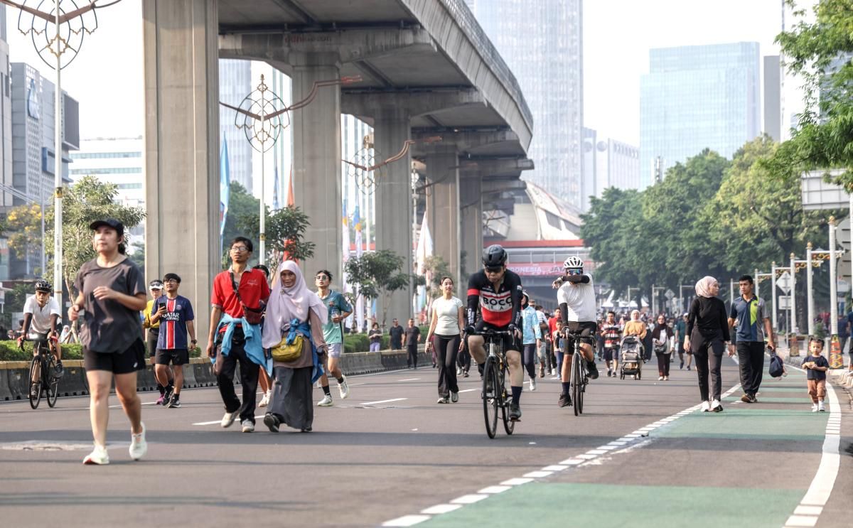 CFD Rasuna Said Makin Seru! Ada Ondel-Ondel dan Mainan Tradisional yang Siap Bikin Kamu Nostalgia