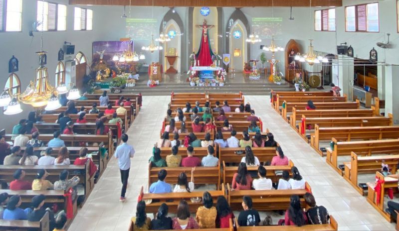 Natal 2025, Gereja Katolik Santo Yohanes Bengkulu Ajak Umat Perkuat Solidaritas untuk Korban Bencana