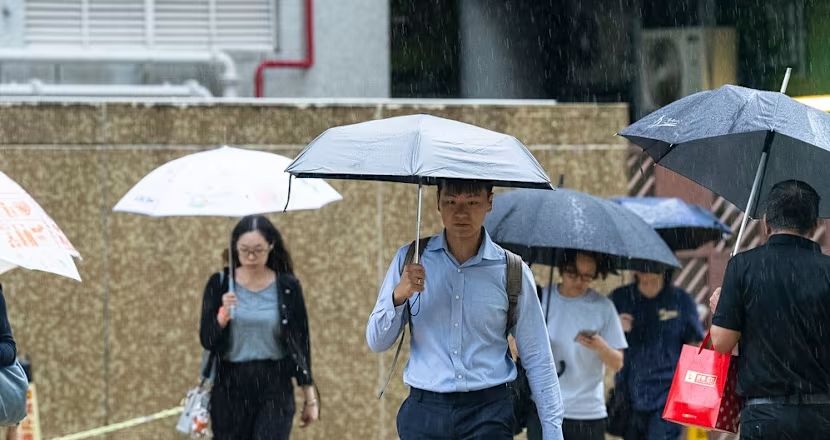 Hong Kong Tetapkan Peringatan Hujan Tertinggi, Sekolah dan Sejumlah Aktivitas Ditutup