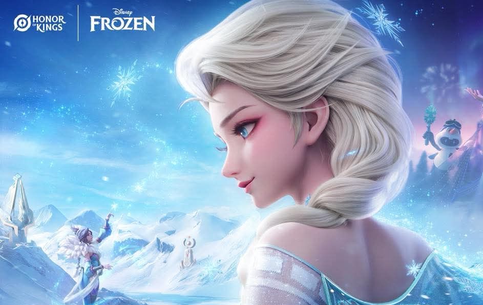 Kolaborasi Frozen x Honor of Kings Kembali, Dapatkan Skin Gratis Shi, Snowventure!
