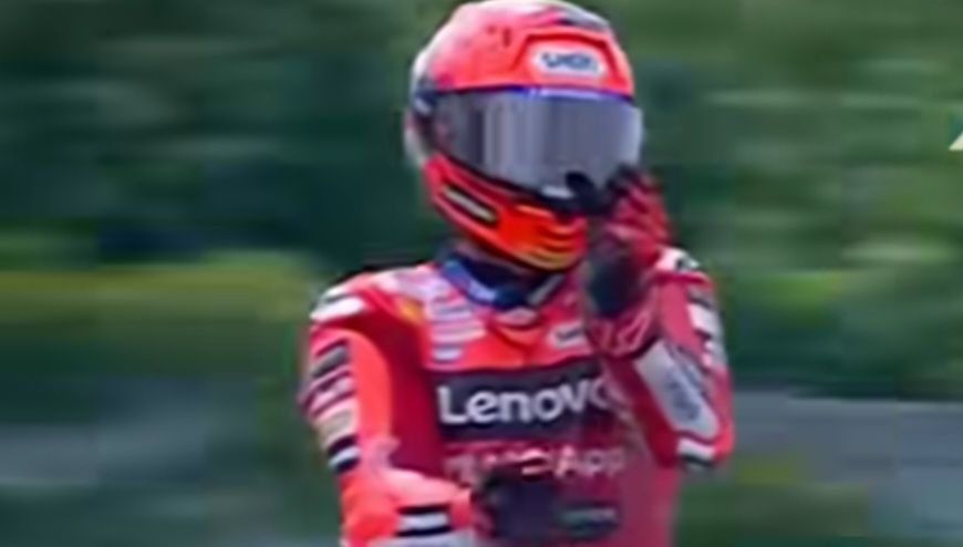 Marc Marquez Ikut Tren Aura Farming dengan Tarian Pacu Jalur Usai Menang di Sachsenring