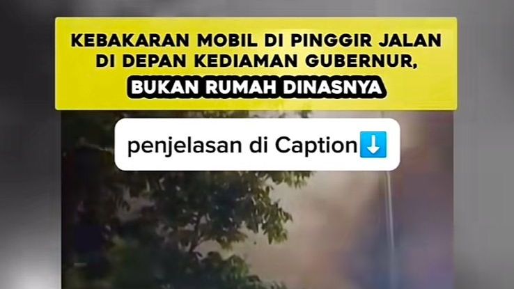 Rumah Gubernur Riau di Isukan Terbakar, Ini Faktanya