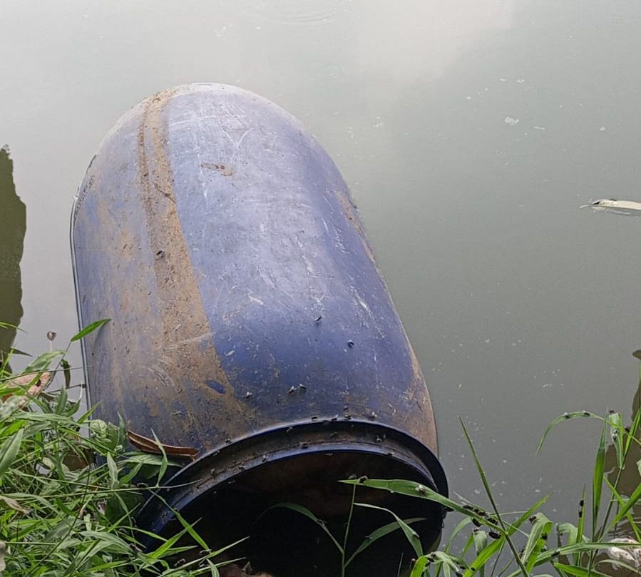 Ditemukan Jasad Wanita dalam Drum di Sungai Cisadane, Kota Tangerang
