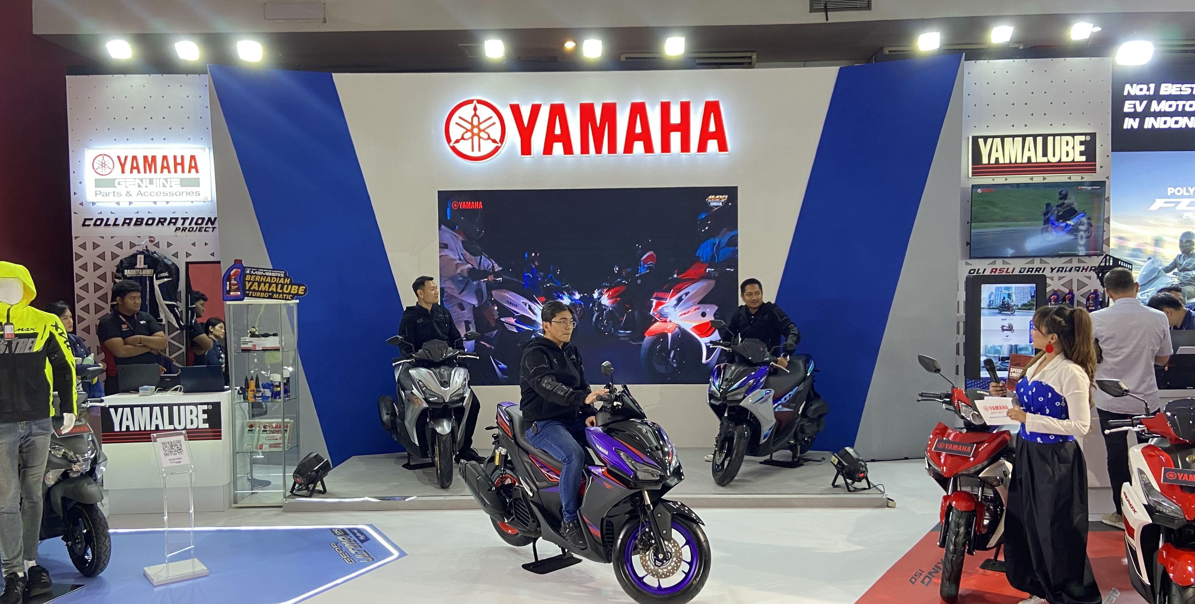 Intip Warna Baru Yamaha Aerox Alpha di IIMS 2026