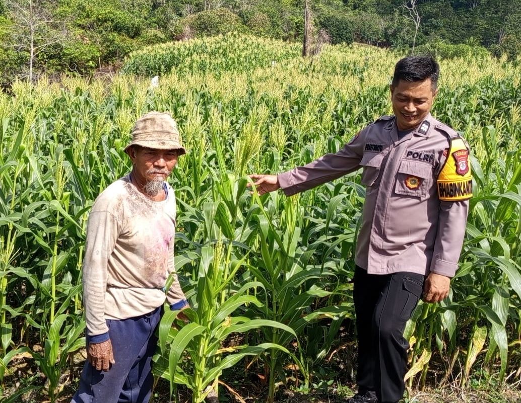 Dukung Ketahanan Pangan Nasional, Bhabinkamtibmas Polsek Tarakan Timur Gelar Patroli Dialogis