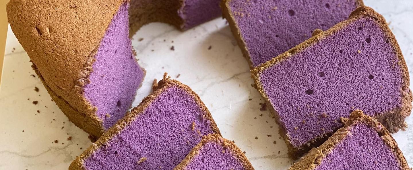 17 Ide Nama Usaha Chiffon Cake Taro yang Aesthetic