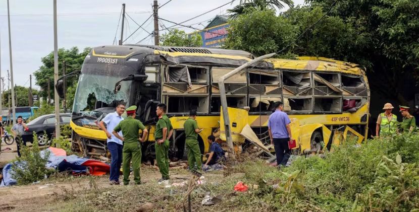 Kecelakaan Bus di Vietnam Tewaskan 10 Orang, Termasuk Dua Anak-anak