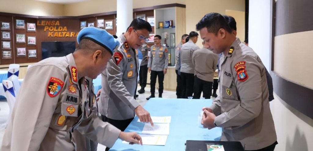 Internal Bersih, Kapolda Kaltara Pimpin Langsung Tes Urine Perwira