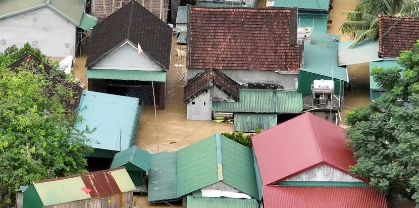 Banjir Besar Akibat Badai Tropis Wipha Tewaskan Tiga Orang di Nghe An, Vietnam