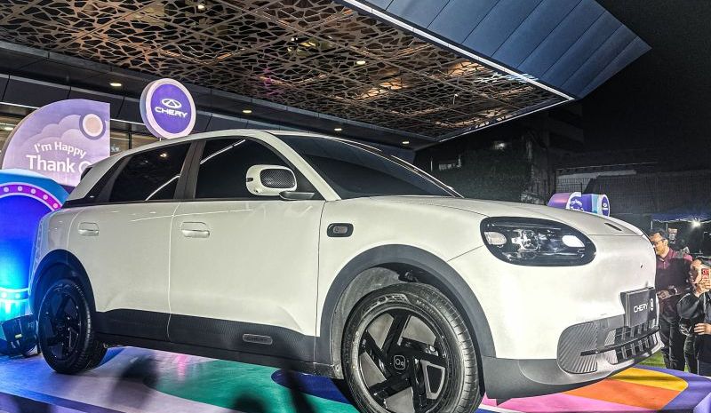Bidik Anak Muda Perkotaan, Chery Q Tawarkan Mobil Listrik Ringkas dan Futuristis
