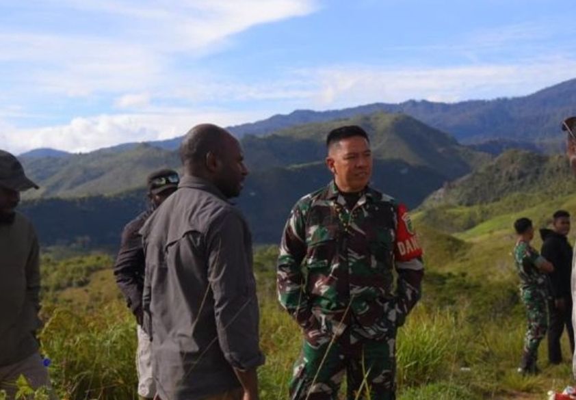 Dukung Ekonomi Lokal, Kodim 1702 Jayawijaya Dorong Perluasan Kebun Kopi di Distrik Wolo