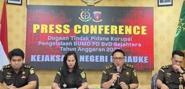 Kejari Merauke Resmi Tingkatkan Dugaan Korupsi BUMD Boven Digoel ke Tahap Penyidikan