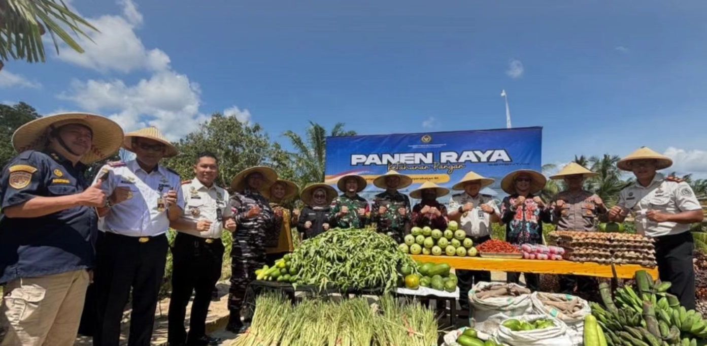 Lapas Nunukan Berhasil Panen raya