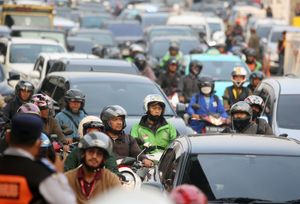 Catat! Ini Daftar Titik Macet Sore Ini Imbas Pembongkaran JPO Tendean