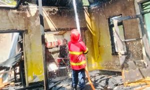 SDN 1 Ketare Lombok Tengah Terbakar, Dugaan Sementara Akibat Korsleting Listrik