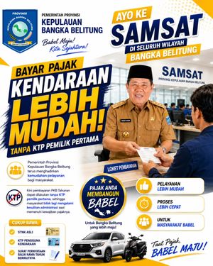 Bayar Pajak Motor Makin Mudah, Gubernur Hidayat Arsani Hapus Syarat KTP Pemilik Pertama di Bangka Belitung