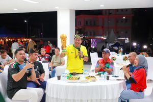Nobar Piala Dunia 2026 di Halaman Kantor Gubernur Kaltara, Zainal: Sepak Bola Satukan Masyarakat