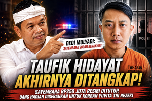 Sayembara Rp250 Juta Tangkap Taufik Hidayat Resmi Berakhir, Dedi Mulyadi: Hadiahnya untuk Korban